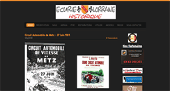 Desktop Screenshot of ecurielorrainehistorique.com