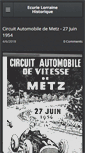 Mobile Screenshot of ecurielorrainehistorique.com
